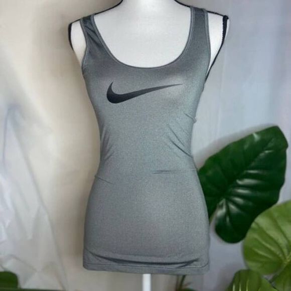 NEW Women's 2XL NIKE PRO Core Running Tank Top Shirt Tee Racerback Gray XXL 5893 - Picture 4 of 5